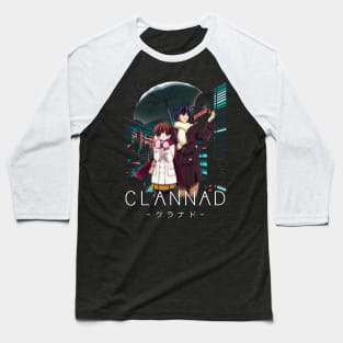 Classic Photo Characters Clannad Japanese Anime Baseball T-Shirt